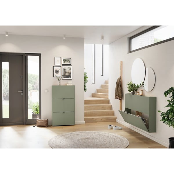 Pantofar taupe cu deschidere înclinată 71x127x22 cm Ameca – Germania-image-4