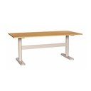 Birou cu blat cu aspect de lemn de stejar 90x190 cm Tona – Hübsch