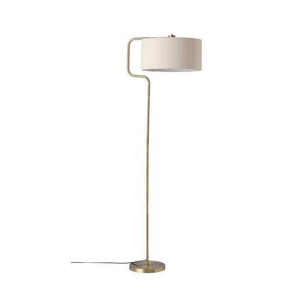 Lampadar crem/alămiu din material textil (înălțime 160 cm) Josho – Ellos Home