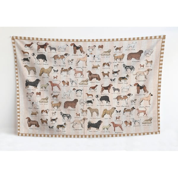 Cuvertură de pat dublu 170x240 cm Dog Types – Little Nice Things