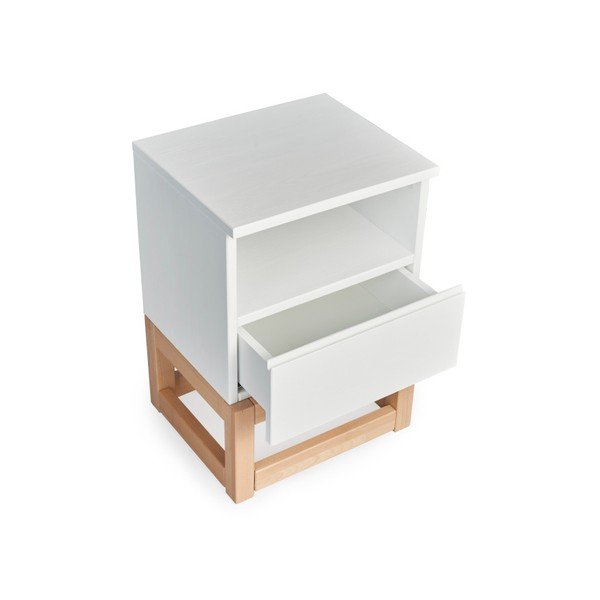 Noptieră din lemn masiv de pin SKANDICA Karin-image-2