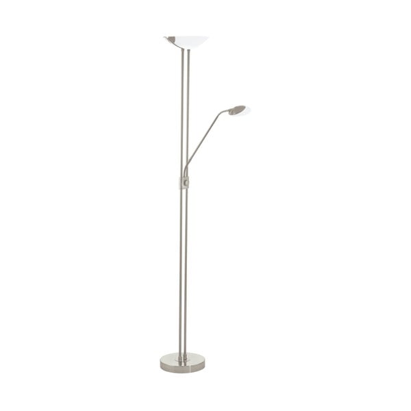 Lampadar gri LED cu abajur din sticlă (înălțime 180 cm) BAYA LED – EGLO