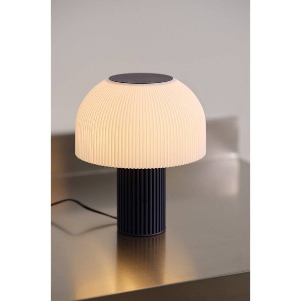 Veioză albă/albastră din plastic (înălțime 29 cm) Maya – Jotex-image-1