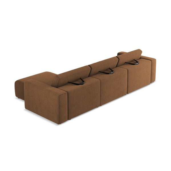 Colțar modular maro (cu colț pe partea dreaptă) Kalea – Makamii-image-4