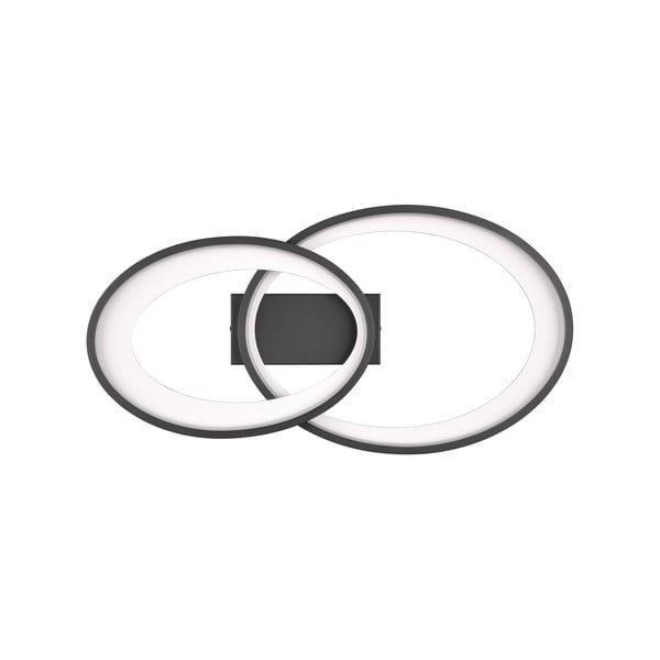 Plafonieră neagră-albă LED 30x57 cm Malaga – Reality-image-3