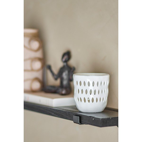 Sfeșnic pentru lumânări tip pastilă  din gresie Matil – Bloomingville-image-1