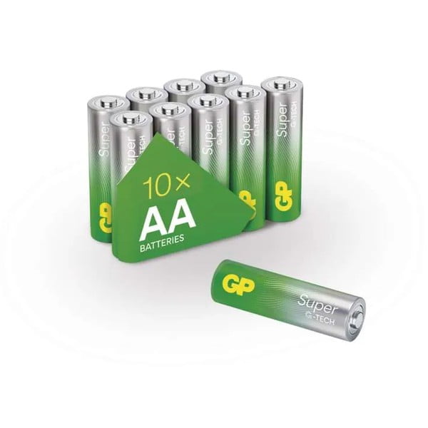 Set 10 baterii alcaline EMOS GP Super AA