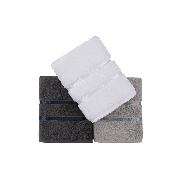 Set 3 prosoape din bumbac Hobby Dolec, 50 x 90 cm, gri-image-4