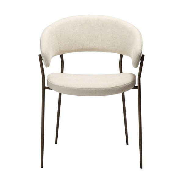 Scaun de dining bej cu cotiere Reboot – DAN-FORM Denmark-image-1