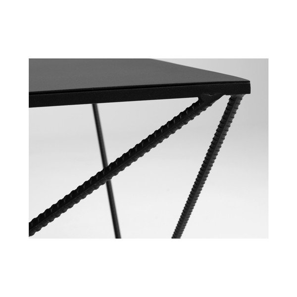 Măsuță de cafea Custom Form Daryl, lungime 140 cm, negru-image-1