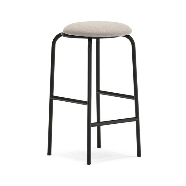 Scaun de bar negru din metal Eclipse – Teulat-image-3
