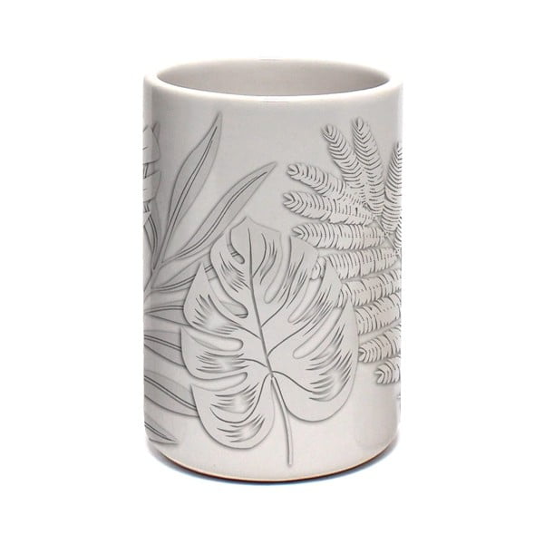 Suport pentru periuța de dinți alb din ceramică Amber – douceur d'intérieur