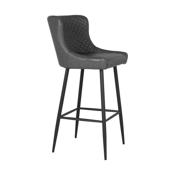 Scaun de bar gri închis 105 cm Dallas – House Nordic-image-1
