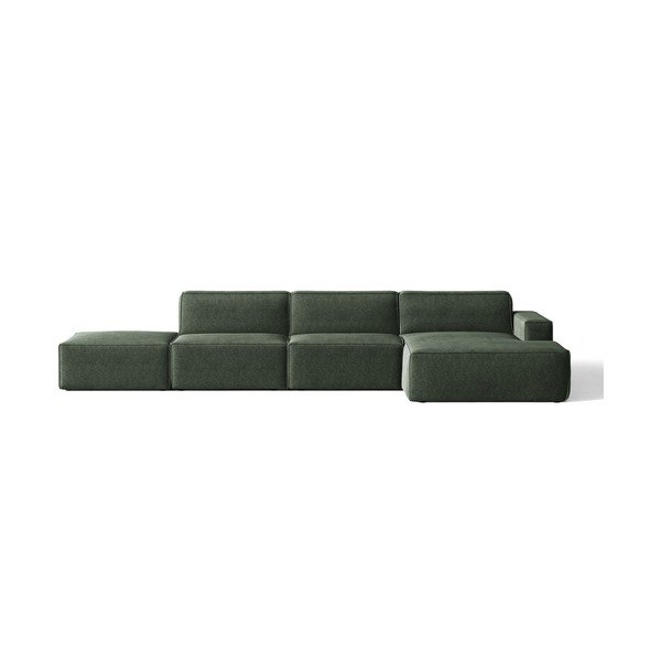 Colțar verde/petrol (cu colț pe partea dreaptă/cu șezlong) Jodie – Micadoni -image-3