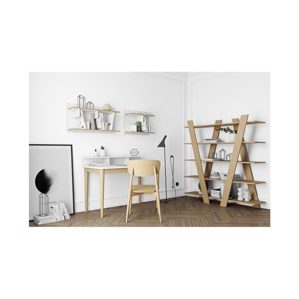 Bibliotecă TemaHome Wind, decor stejar-image-4