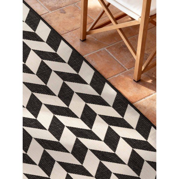 Covor tip traversă pentru interior și exterior negru/crem 80x200 cm Haringey Terrick – Ted Baker-image-3