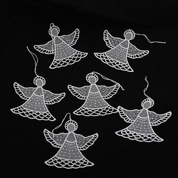 Set 6 ornamente croșetate Dakls Angels
