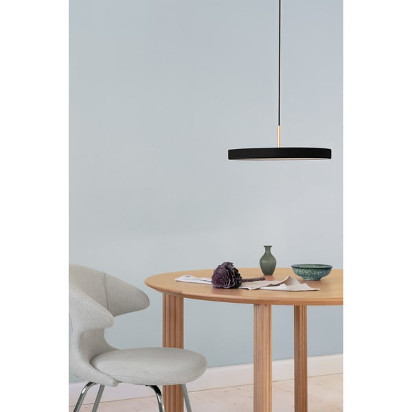 Lustră neagră LED cu abajur din metal ø 43 cm Asteria Medium – UMAGE-image-4