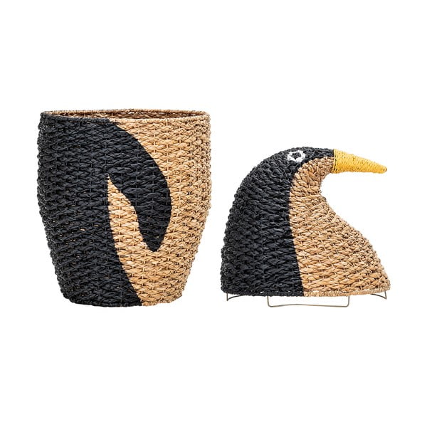 Coș de depozitare pentru copii cu capac Bloomingville Mini Tazia-image-1