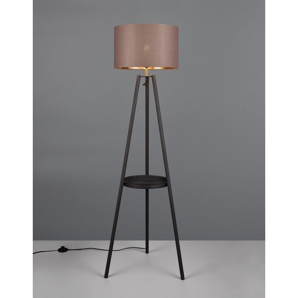 Lampadar negru cu raft (înălțime 152 cm) Colette – Reality-image-1