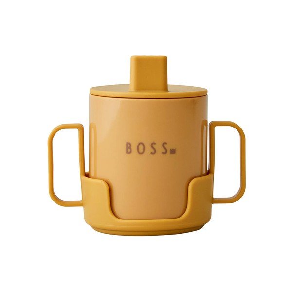 Cană pentru copii Design Letters Mini Boss, galben muștar-image-2