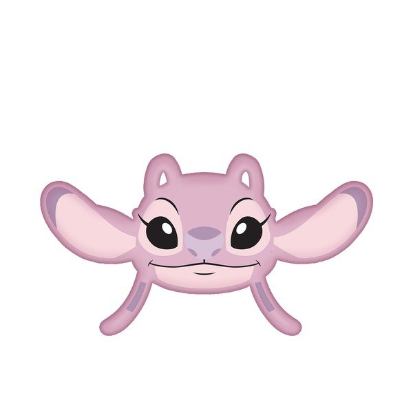 Pernă pentru copii din polar/fleece 41x32 cm Lilo and Stitch "Angel Pink" – Jerry Fabrics-image-3