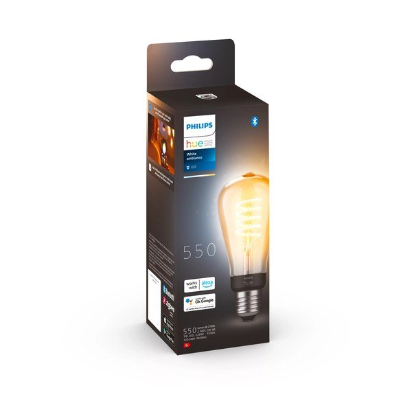 Bec smart cu filament E27, 7 W White ambiance – Philips Hue-image-3