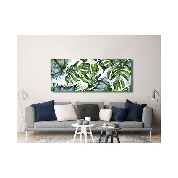 Tablou Styler Canvas Greenery Tropical, 60 x 150 cm-image-2