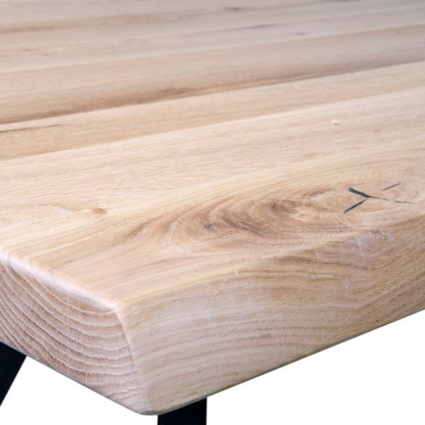 Masă din lemn de stejar House Nordic Cannes White Oiled, 220 x 100 cm-image-2