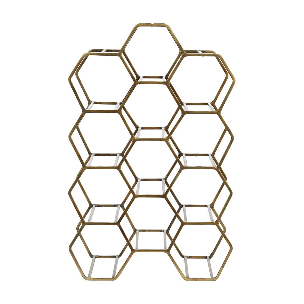 Suport de vinuri din metal bronz pentru 12 sticle Salbris - Light & Living