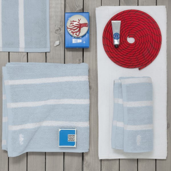 Set 3 prosoape Menton Blue, 60x110 cm-image-1