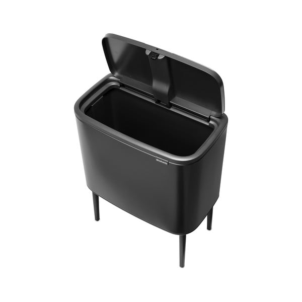 Coș de gunoi gri închis cu senzori de atingere din oțel 36 l Bo Touch Bin – Brabantia