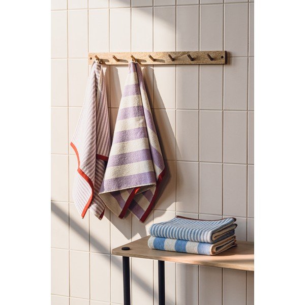 Prosop maro/crem din bumbac din frotir 50x80 cm Gobo – noo.ma-image-1