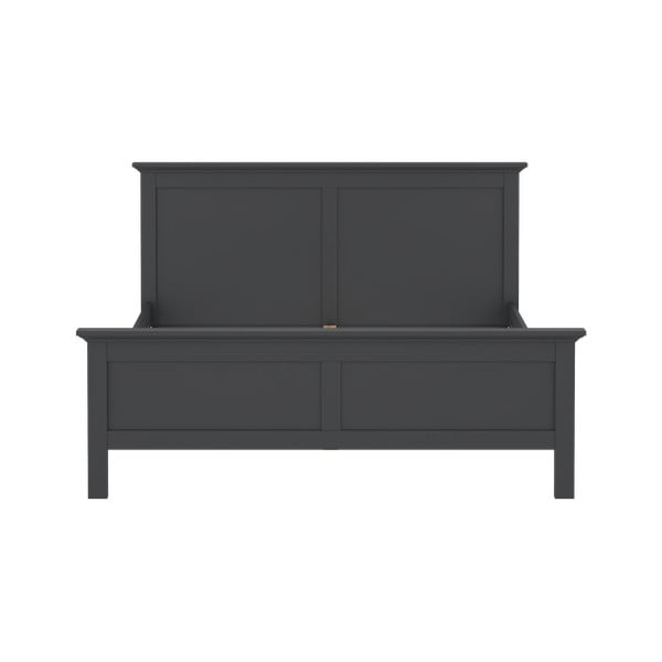 Pat matrimonial gri 160x200 cm Paris – Tvilum-image-2