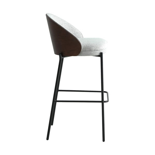 Scaune de bar gri-deschis 2 buc. 98 cm Canelas – House Nordic-image-3