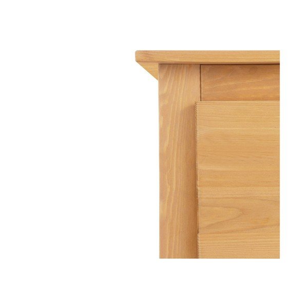 Șifonier în culoare naturală din lemn de pin cu oglindă 120x170 cm Bertram – Støraa-image-3