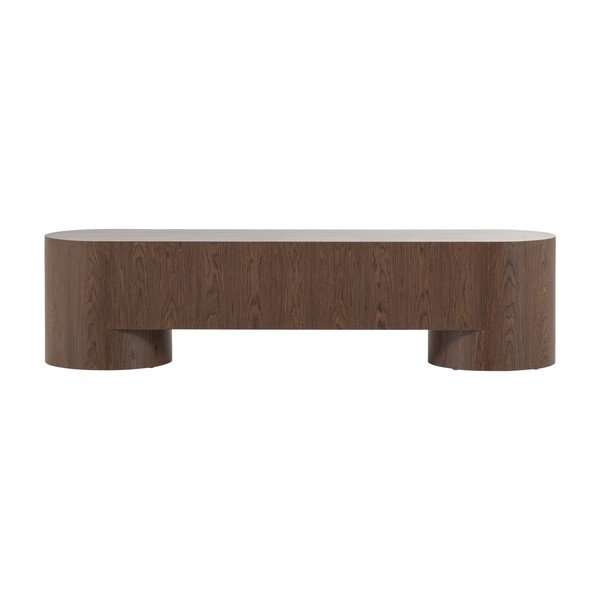 Comodă TV în culoare naturală închisă 200x50x50 cm Velari – WOOOD-image-4