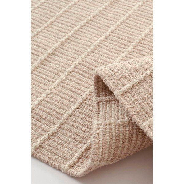 Covor tip traversă bej țesut manual din bumbac 80x150 cm Irma – Jotex-image-3