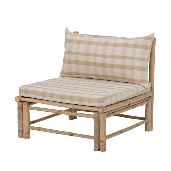 Modul de canapea de grădină  natural  (de mijloc) Korfu – Bloomingville-image-3