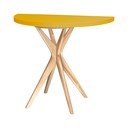 Masă de dining rotundă extensibilă 45x90 cm Jubi – Ragaba