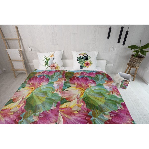 Lenjerie de pat din bumbac satinat pentru pat de o persoană 140x200 cm Vibrant Colours – Butter Kings-image-3