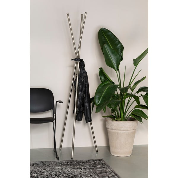 Cuier argintiu din oțel Darwin – White Label-image-1