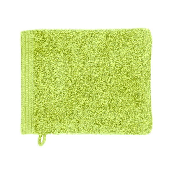 Prosop mănușă duș/baie Jalouse Maison Gant Citron Vert, 16 x 21 cm, verde