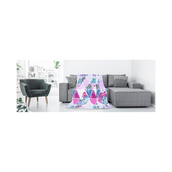 Pătură din microfibră AmeliaHome Kaleidoscope, 220 x 240 cm-image-2