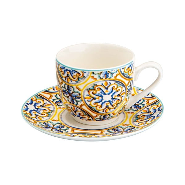 Set 6 cești cu farfurioară Brandani Medicea-image-4