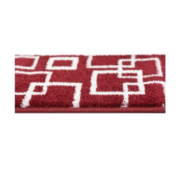 Covorașe pentru scări roșii 13 buc. 22x73 cm Geometric – Mila Home-image-1