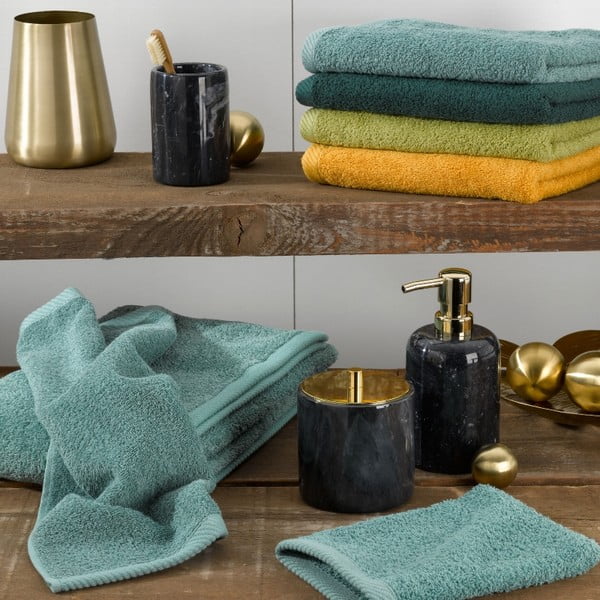 Suport din marmură pentru periuțe de dinți Kela Liron, negru-image-2