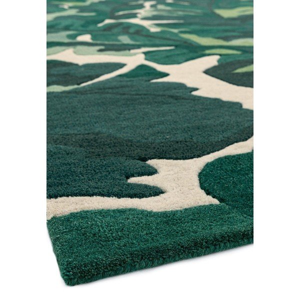 Covor verde închis handmade din lână 160x230 cm Matrix – Asiatic Carpets-image-2