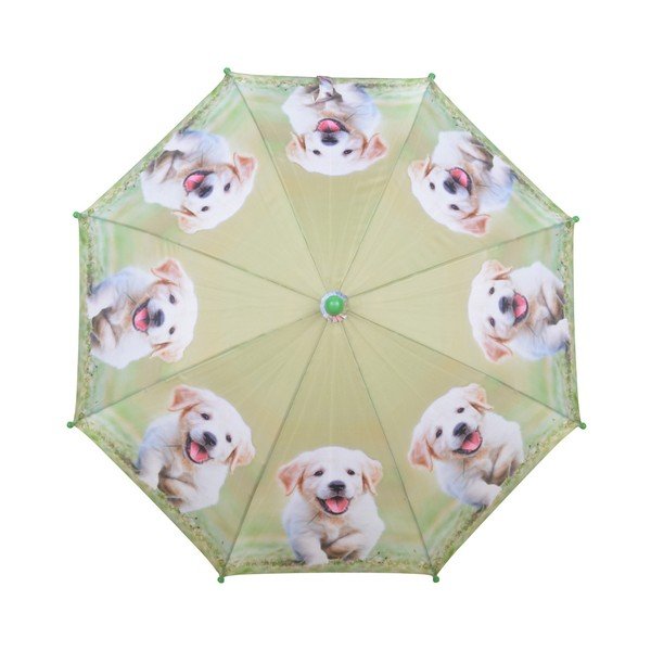 Umbrelă cu model cu câini Esschert Design Animals, verde-image-1