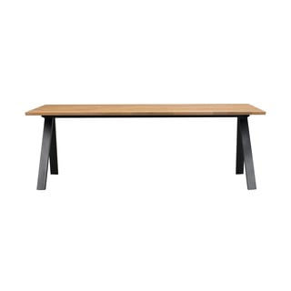 Masă de dining extensibilă cu blat din lemn de stejar 220x100 cm Carradale - Rowico